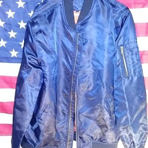 Navy BLUE XL thick windbreaker size XL TO XXL